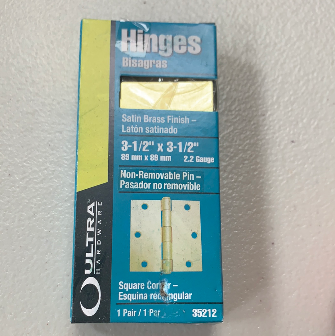 Hinges 31/2x 31/2’’ Sunshine Building Supplies