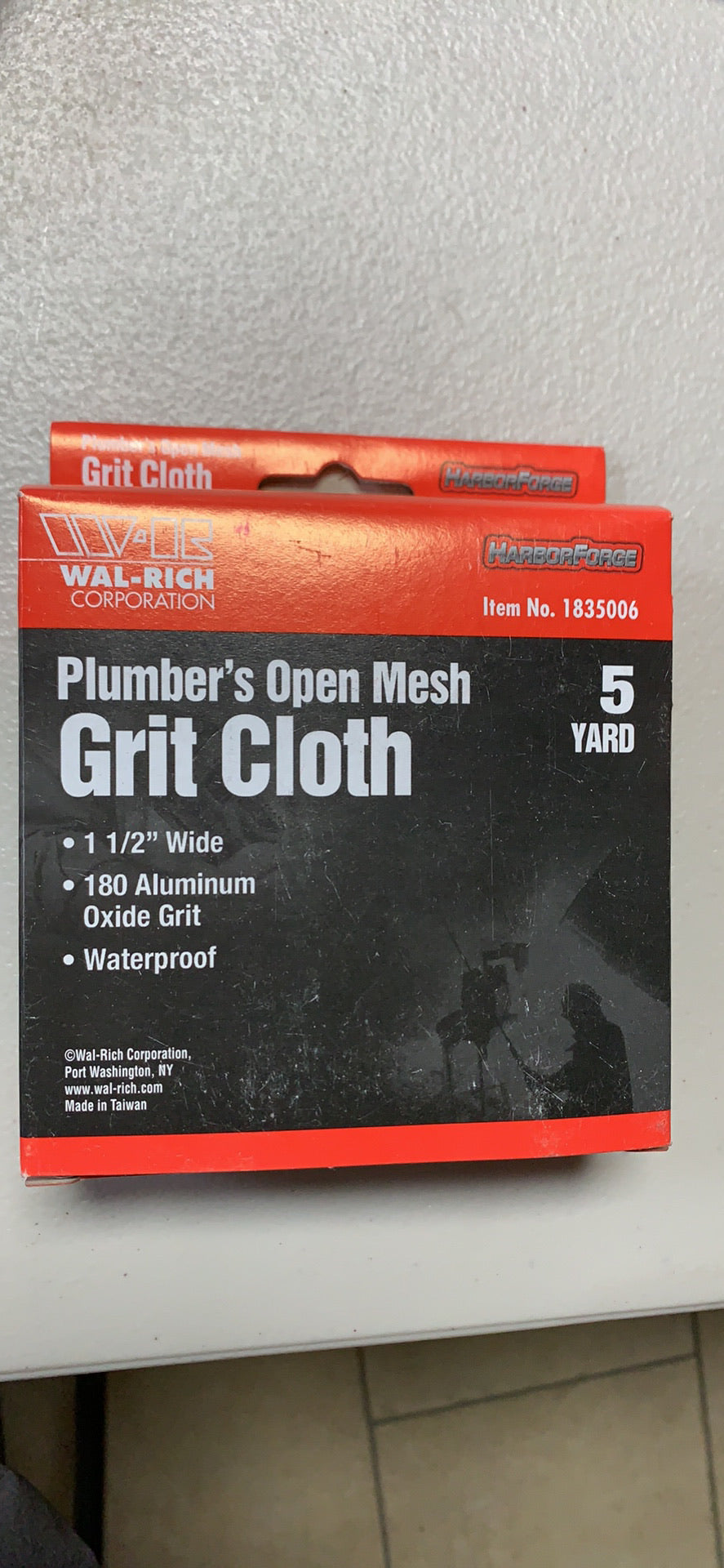 Plumber’s Open Mesh Grit Cloth 5 yard