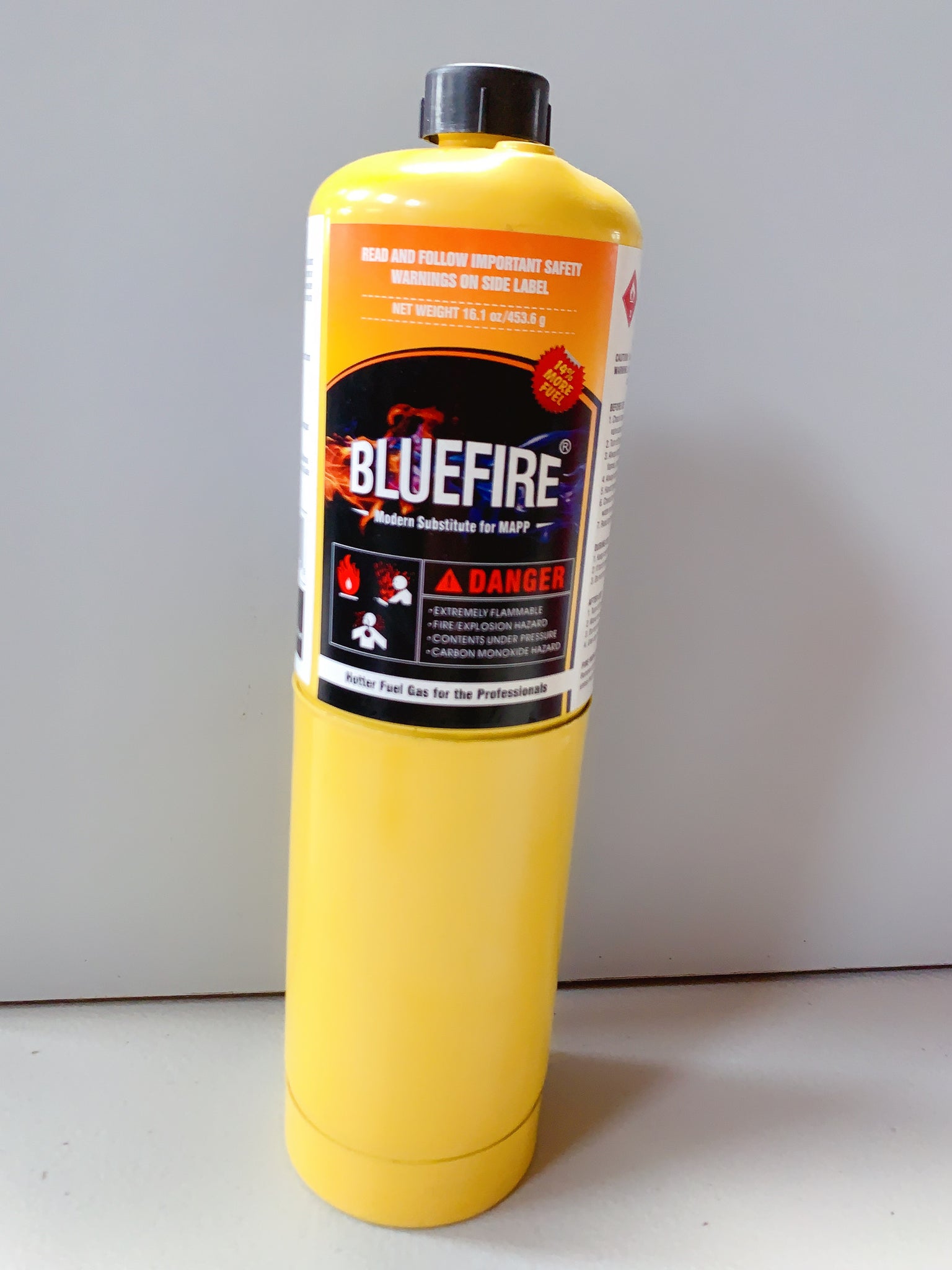 BLUEFIRE Modern MAPP Gas Cylinder Sunshine Building Supplies
