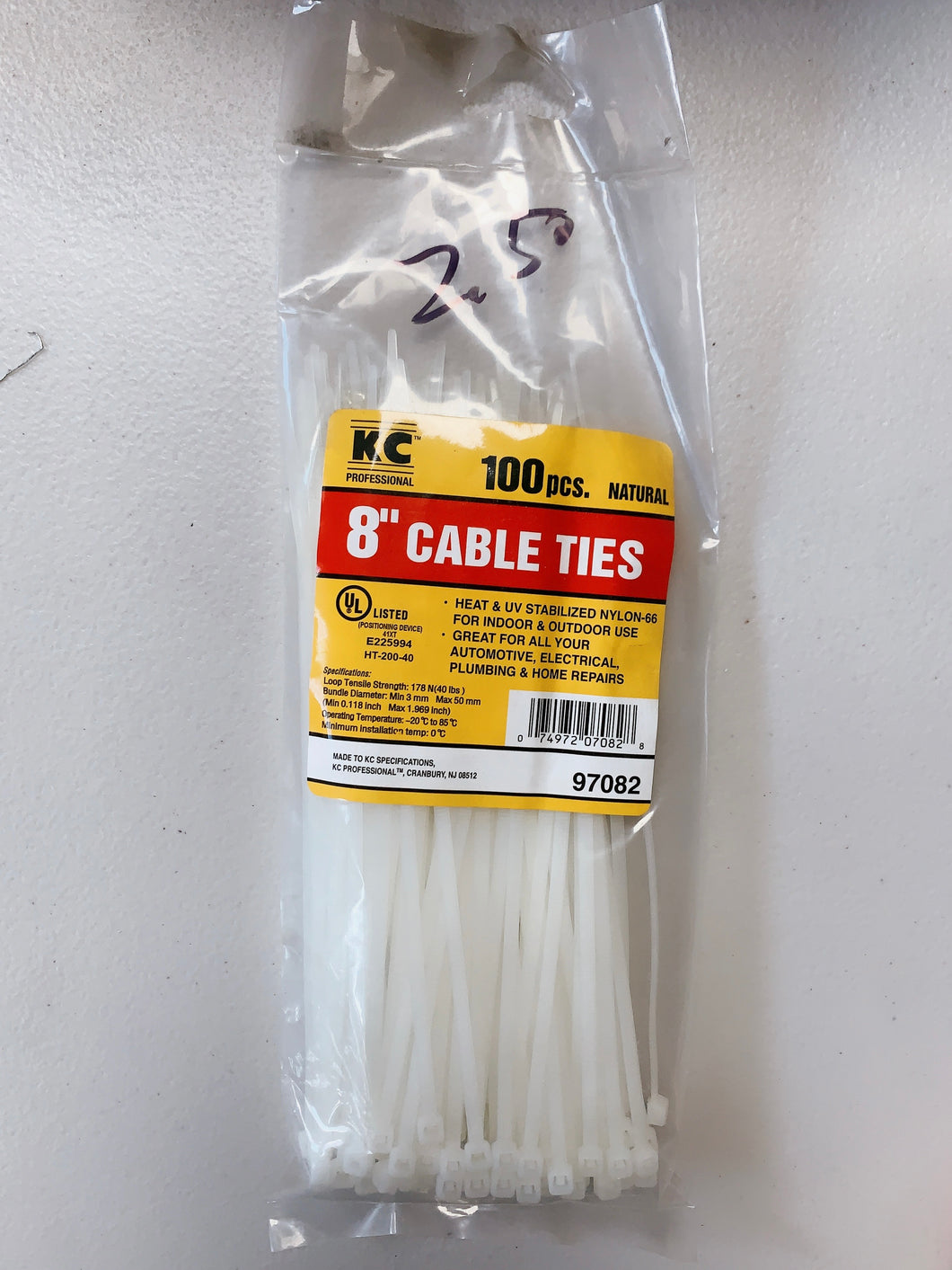 8’’ CABLE TIES
