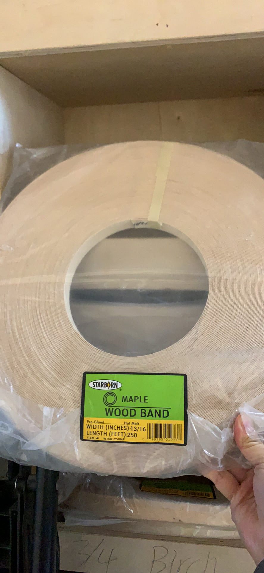 Maple Pre-glued Maple Banding