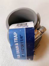 Load image into Gallery viewer, Tub Drain &amp; Trap 2’’/1-1/2’’ or 1-1/4’’
